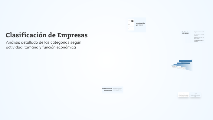 Clasificación de Empresas by Lesly ortega on Prezi
