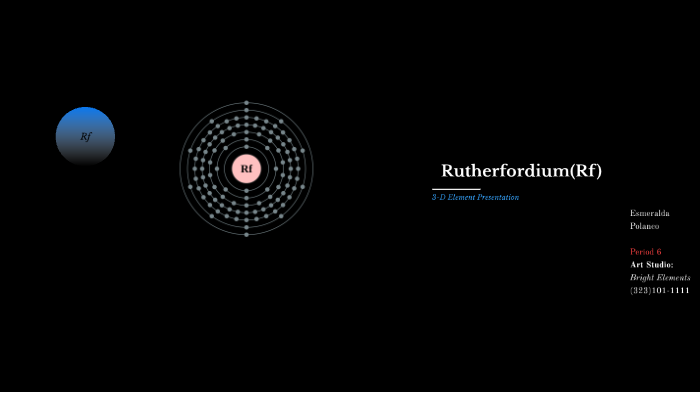 Pur Rutherfordium Rutherfordium by Esmeralda P. on Prezi