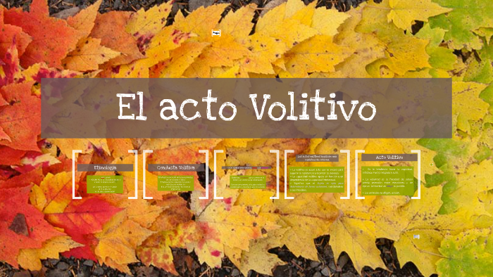 acto volitivo by misael mendoza on Prezi