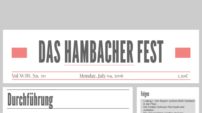 Das Hambacher Fest By Tom Lange