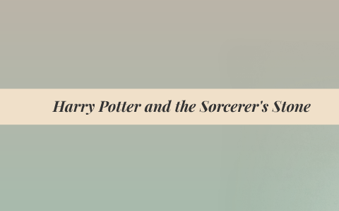 Harry Potter And The Sorcerer S Stone Book Report By Elena Graven