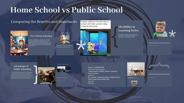 Home School vs Public School by Branden Grant on Prezi