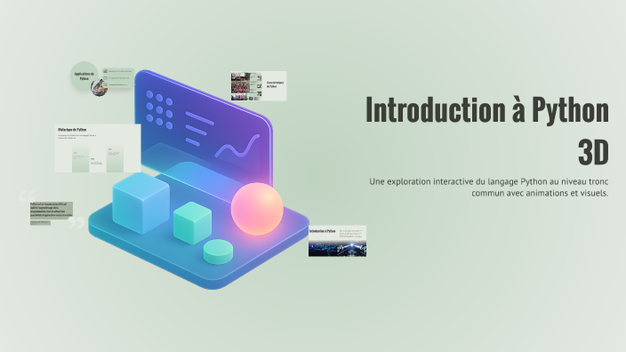 Introduction à Python 3D by bazeeeeeeeeeeeeeeeeea nassim on Prezi