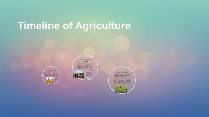 Timeline Farm Design Timeline of Agriculture by on Prezi