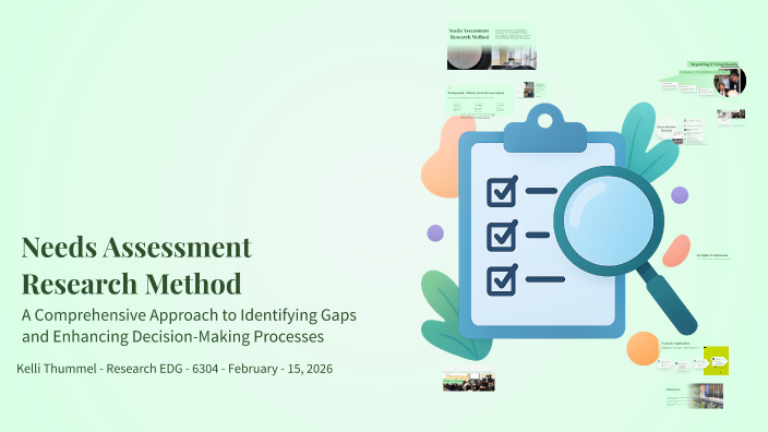 Needs Assessment Research Method by Kelli Thummel on Prezi