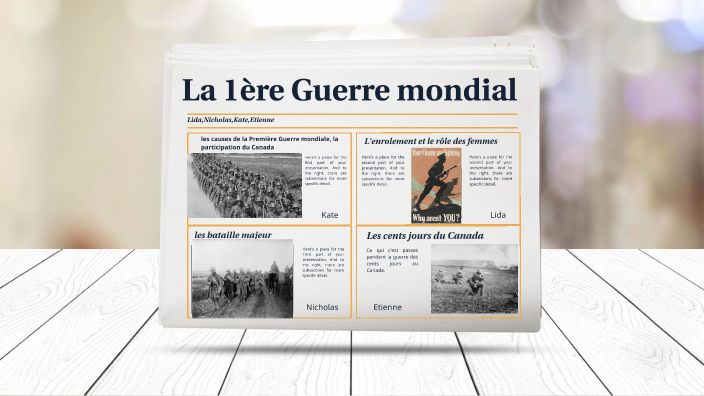 premier guerre mondial by Nicholas Berriault on Prezi