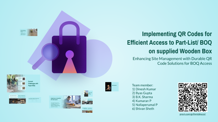 Implementing QR Codes for Efficient Access to Wooden Box BOQ by SHIVAN ...