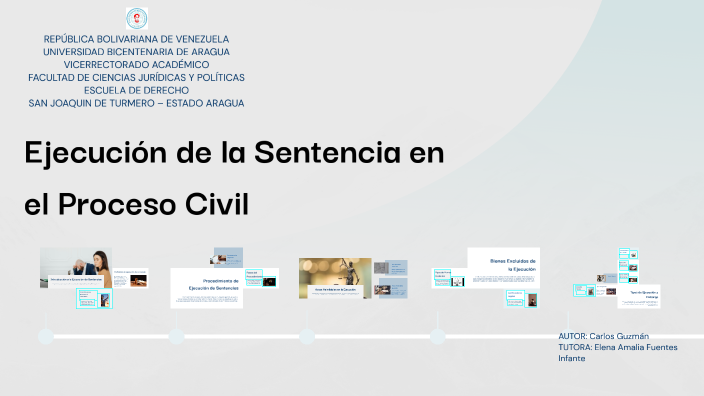 Ejecución de la Sentencia en el Proceso Civil by carlos guzmán on Prezi