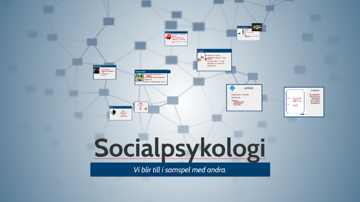 Socialpsykologi By Jessica Liivlad