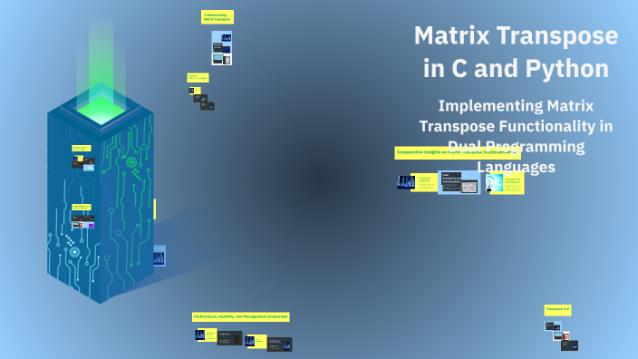 Matrix Transpose in C and Python by Pranav Arora on Prezi