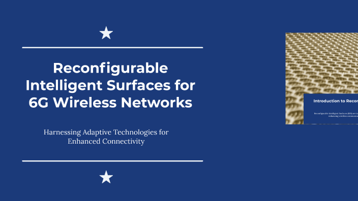 Reconfigurable Intelligent Surfaces for 6G Wireless Networks by hamssa ...