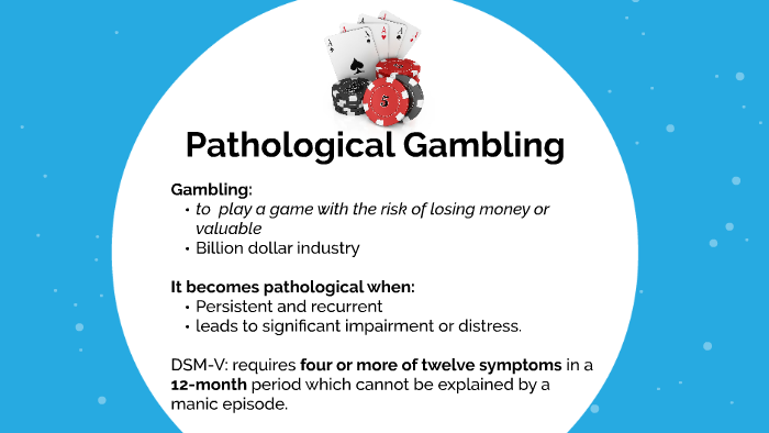 pharmacological treatments in pathological gambling