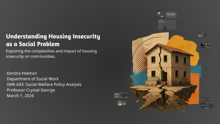 Understanding Housing Insecurity as a Social Problem by Kendra Holman ...