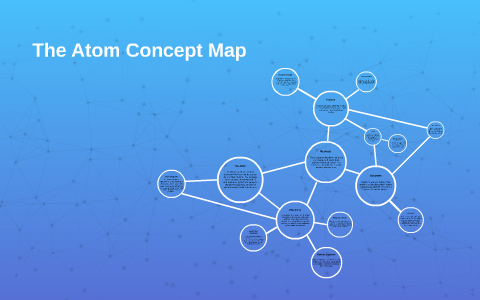 concept map about the components of an atom The Atom Concept Map By Becca Smith concept map about the components of an atom