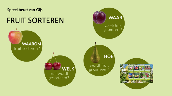 Gijs spreekbeurt 2020 - fruit sorteren by Maaike van Veenendaal