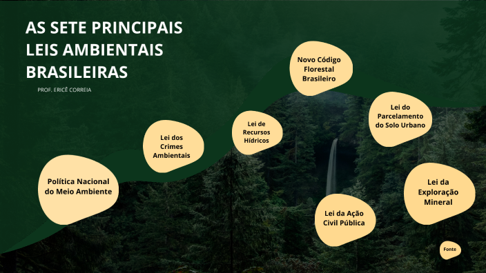 SETE PRINCIPAIS LEIS AMBIENTAIS NO BRASIL by Ericê Correia on Prezi