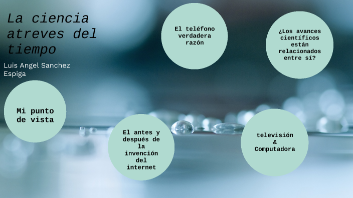 La ciencia en el tiempo by Luis Angel Sanchez on Prezi