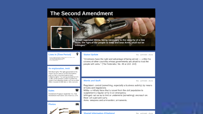 The Second Amendment by Sir Austin Pearson on Prezi