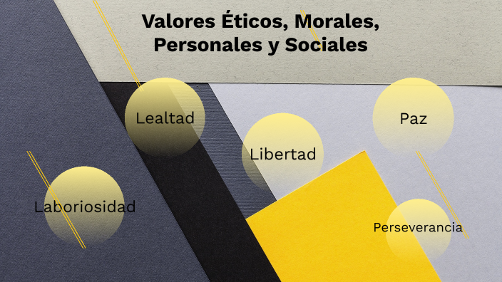 Valores Éticos Morales Personales Y Sociales By Ana Luisa Guerra On Prezi 6043