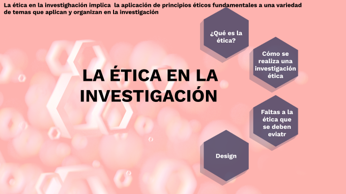 LA ETICA EN LA INVESTIGACION by Maxzury Guerra on Prezi