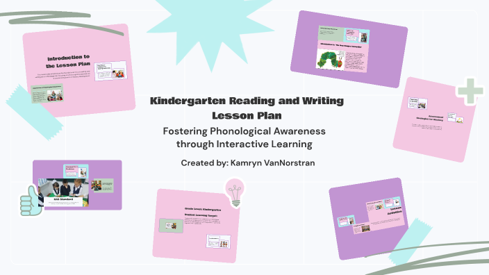 Engaging Kindergarten Reading and Writing Lesson Plan by Kamryn ...