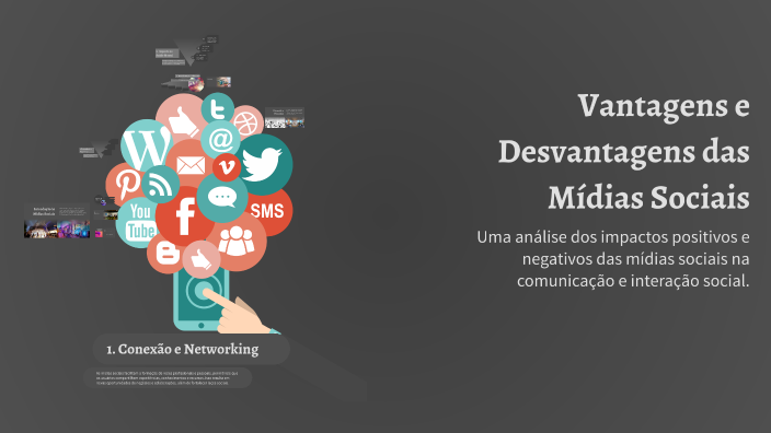 Vantagens e Desvantagens das Mídias Sociais by nádia nogueira on Prezi