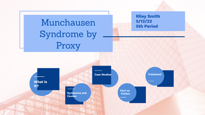 Munchausen Syndrome By Proxy By Riley Smith 2786