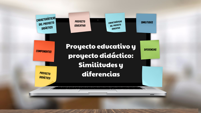 Proyecto educativo y proyecto didáctico: Similitudes y diferencias by ...