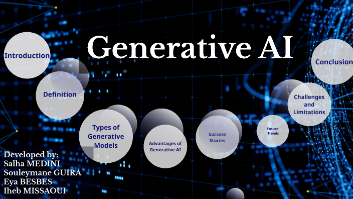 Generative AI by Salha Medini on Prezi