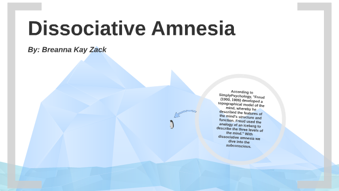 dissociative amnesia wiki