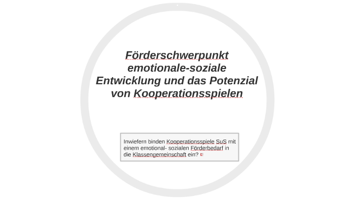 Förderschwerpunkt emotionale-soziale Entwicklung und das Pot by Ricardo