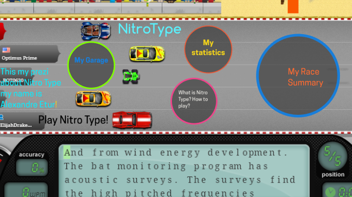 Nitro type garage hack