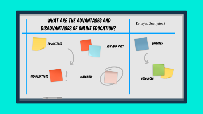 Advantages and disadvantages of online education by Kristýna Suchyňová