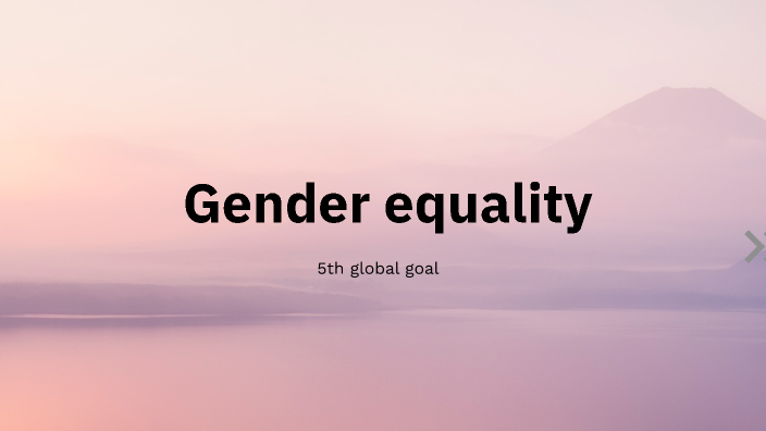 Gender equality by sofia padalino on Prezi