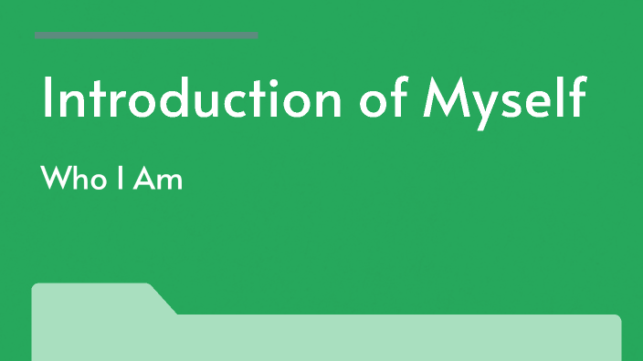 Introduction of Myself by Salone Green on Prezi