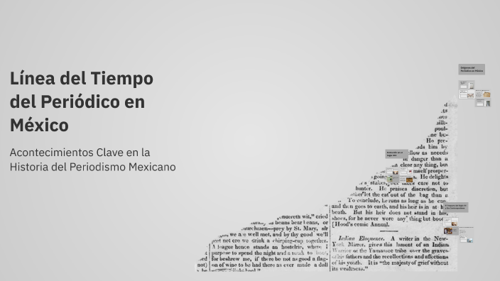 Línea del Tiempo del Periódico en México by angel rodriguez on Prezi