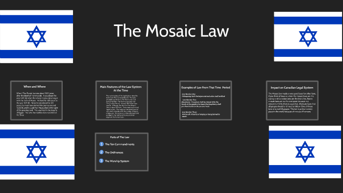 The Mosaic Law by Michael Nykorchuk on Prezi
