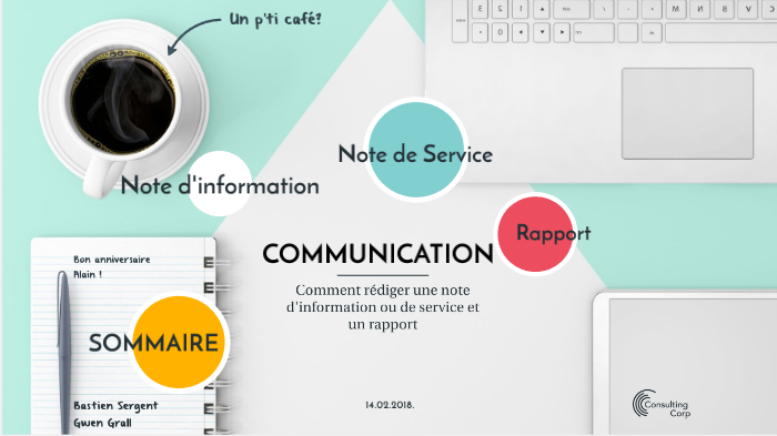 Comment rédiger une note d'information ou de service et un rapport by ...