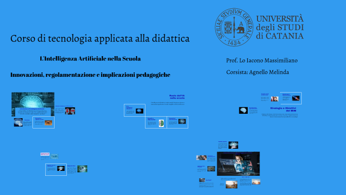 Intelligenza Artificiale nella Scuola by melinda agnello on Prezi