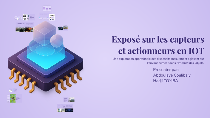 Exposé sur les capteurs et actionneurs en IOT by Abdoulaye Coulibaly on ...