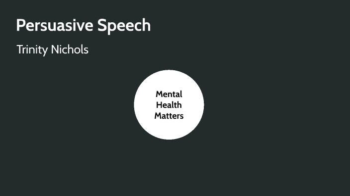 Persuasive Speech Ppt by Trinity Nichols on Prezi