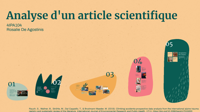 comment faire une analyse d'article scientifique