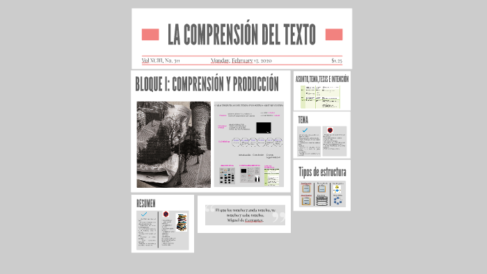 LA COMPRENSIÓN DEL TEXTO by María Pareja Olcina on Prezi