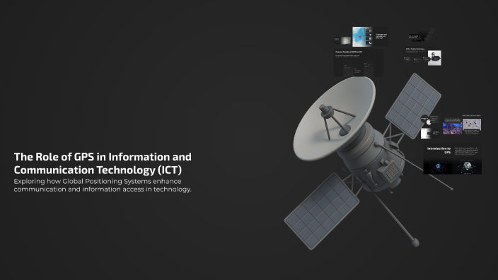 Navigation Ict The Role of GPS in Information and Communication Technology (ICT) by ...