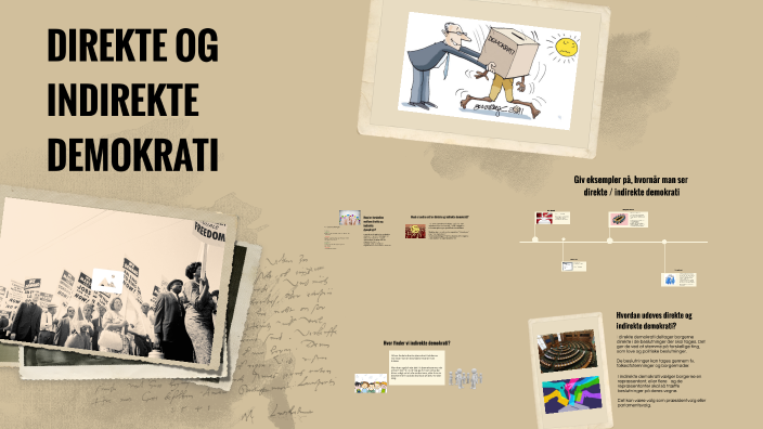 Direkte Und Indirekte Demokratie Unterschied Direkte og indirekte demokrati by Caroline Wang on Prezi