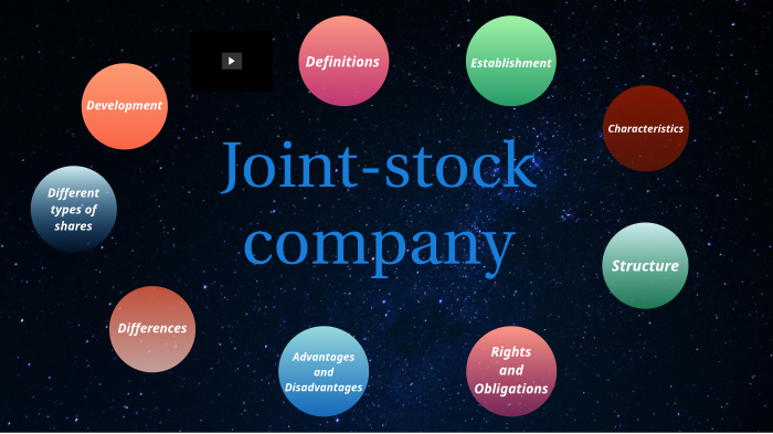 joint stock company advantages