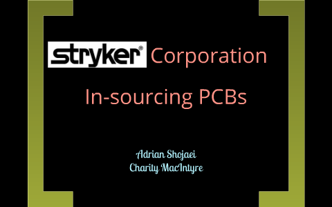 stryker corporation in sourcing pcbs solution