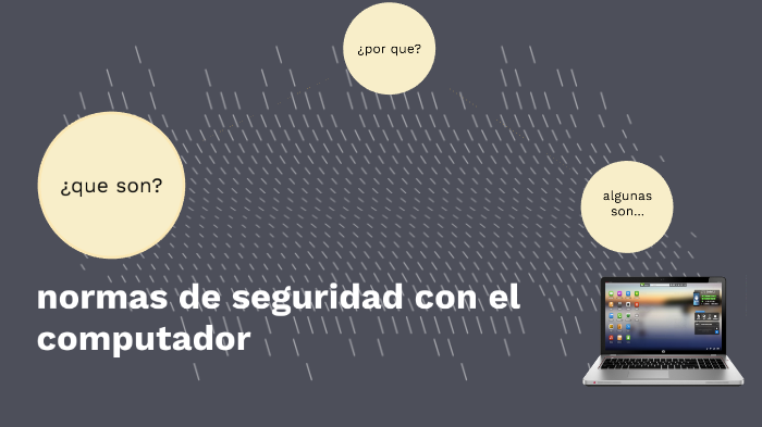 Normas Computer las normas de seguridad en el computador by Gabriela Campo on Prezi