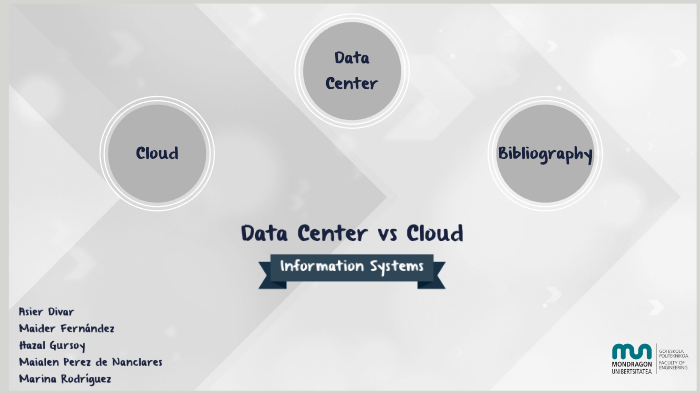 Data Center vs Cloud by Marina Rodríguez on Prezi