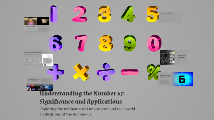 67 Meaning Math Understanding the Number 67: Significance and Applications by Samar ...